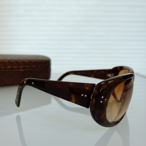 Bottega Veneta Cat Eye Brown Sunglasses with Case
